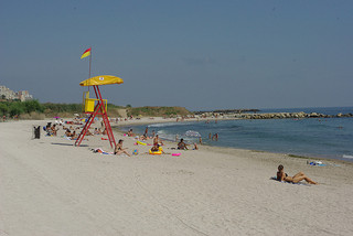 La playa de Constanta (Crédito: Martin Lopatka)